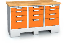 Standardausführung alpede UNI - Platten - Container - Robustes Palettengestell 880 x 1500 x 700